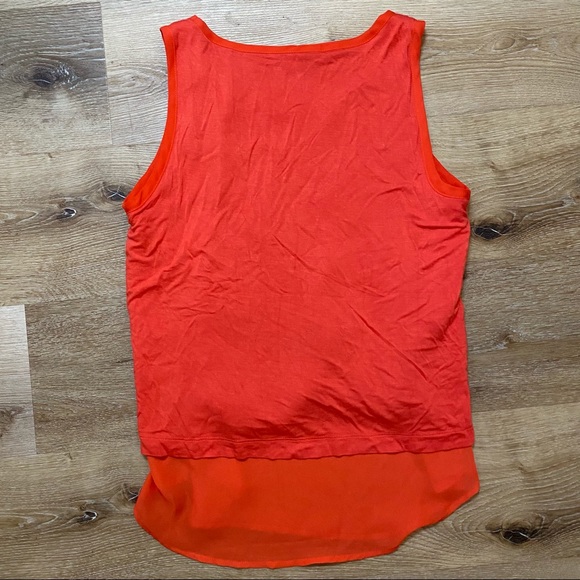 Alfred Sung Layered Tank Top with Crochet Details - Picture 5 of 8